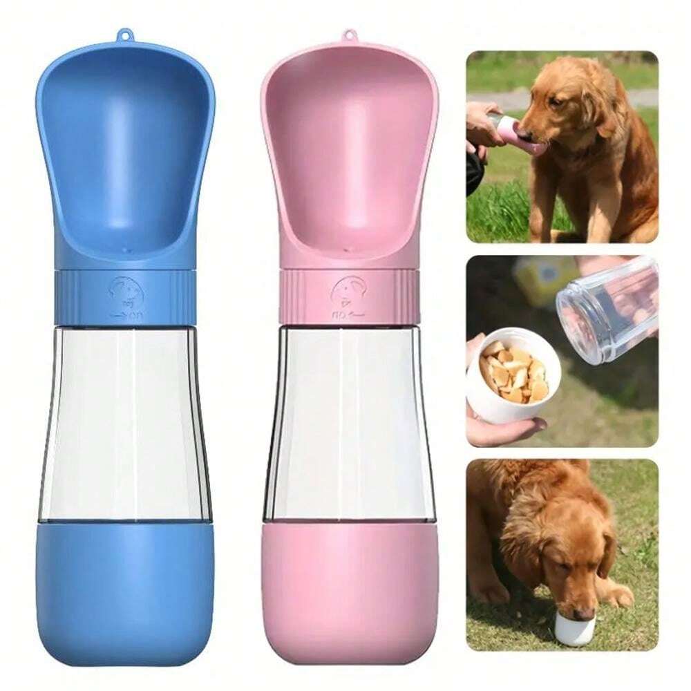 COMEDERO AZUL PARA MASCOTAS PORTATIL