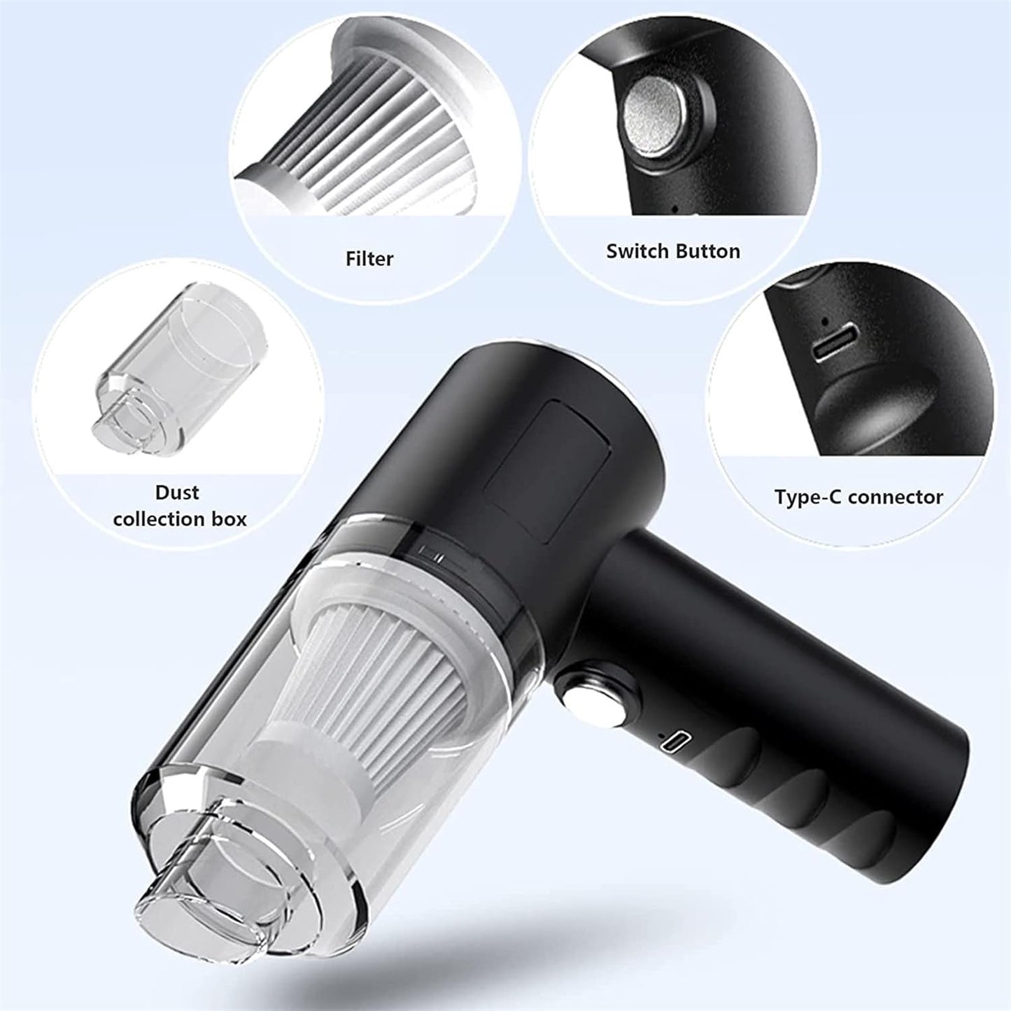 ASPIRADORA PORTÁTIL 3 EN 1