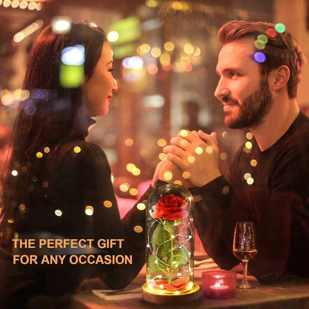 ROSA ARTIFICIAL PRESERVADA (ROJA)